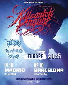 Killswitch Engage regresa a España después de 12 años